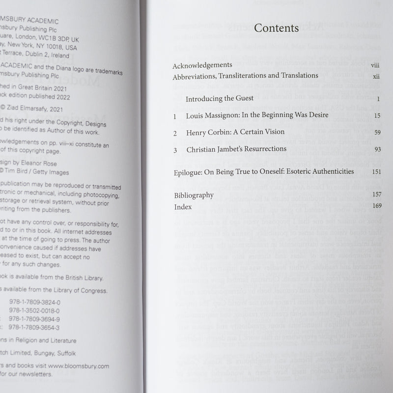 Esoteric Islam in Modern French Thought