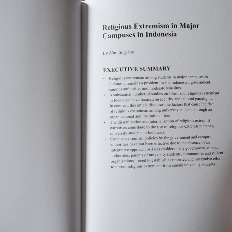 Religious Extremism in Major Campuses in Indonesia