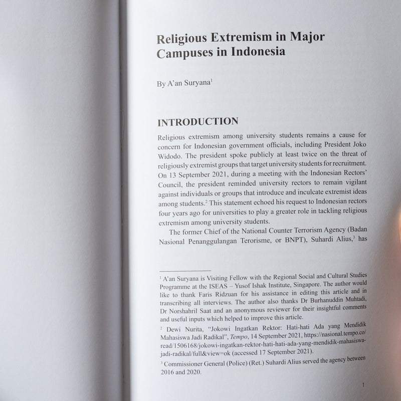 Religious Extremism in Major Campuses in Indonesia