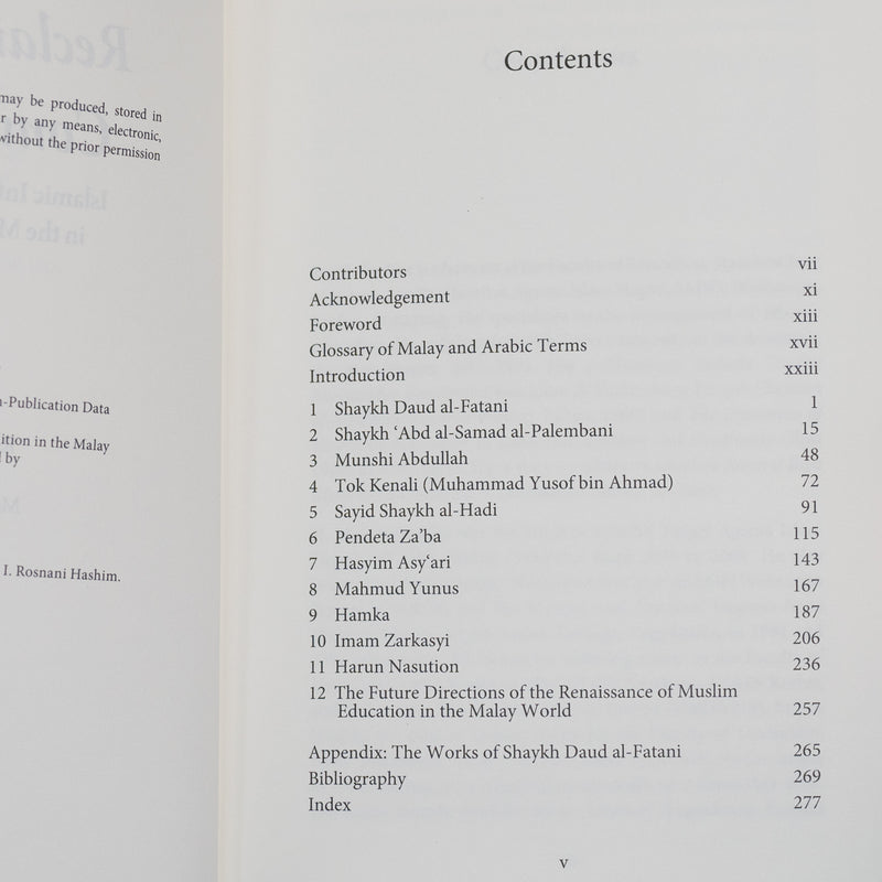 Reclaiming the Conversation: Islamic Intellectual Tradition in Malay Archipelago