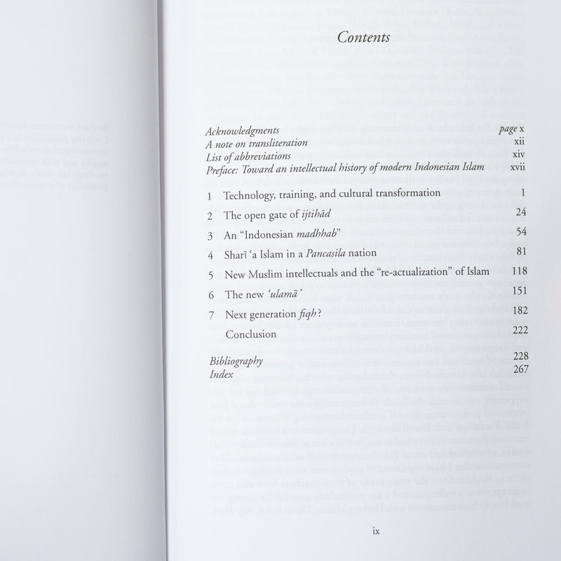 Muslim Legal Thought in Modern Indonesia