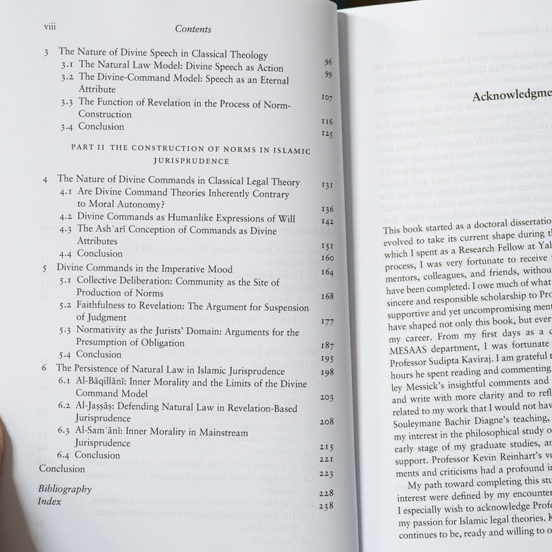 The Foundation of Norms in Islamic Jurisprudence and Theology