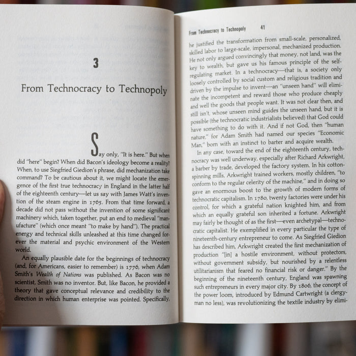 Technopoly: The Surrender of Culture to Technology