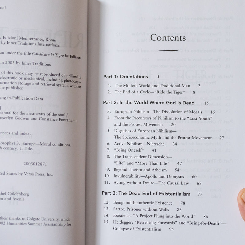 Ride the Tiger: A Survival Manual for the Aristocrats of the Soul