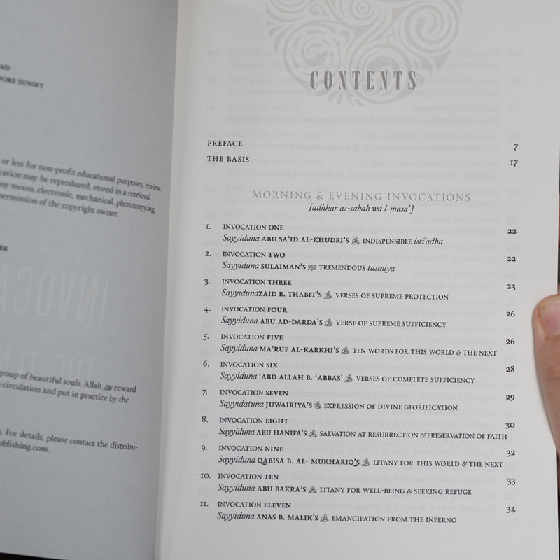 Morning & Evening Invocations and the Ten Sevens before Sunrise & before Sunset