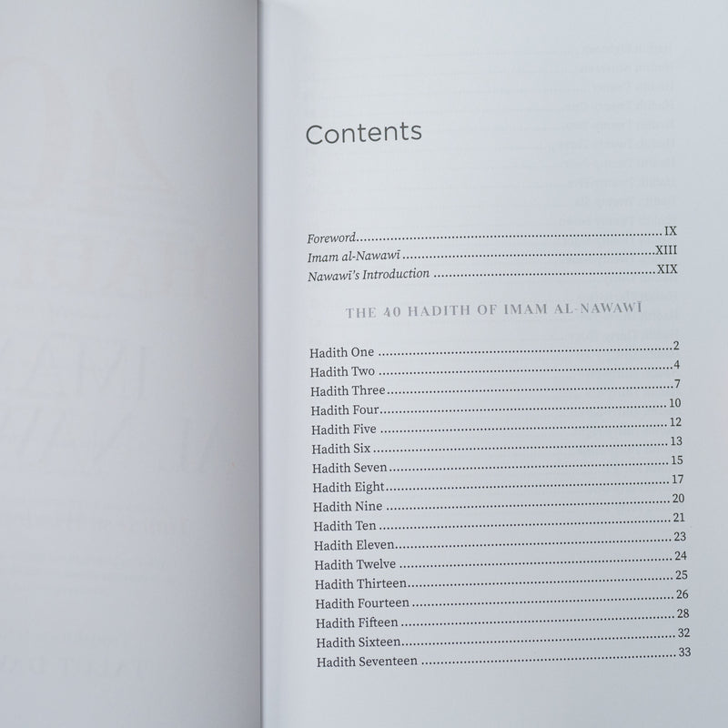 The 40 Hadith of Imam al-Nawawi