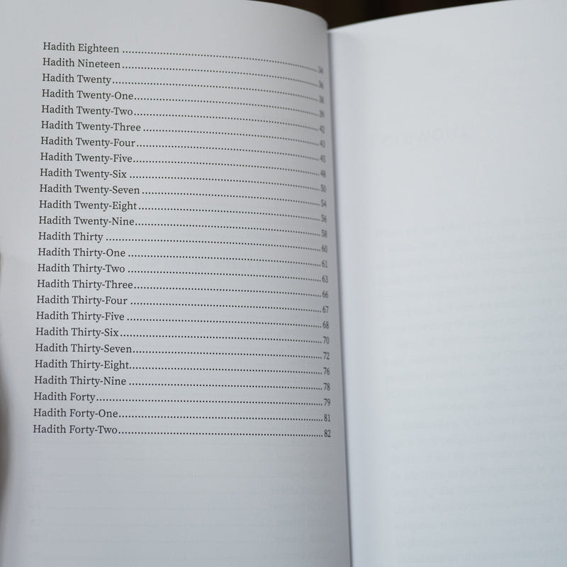 The 40 Hadith of Imam al-Nawawi