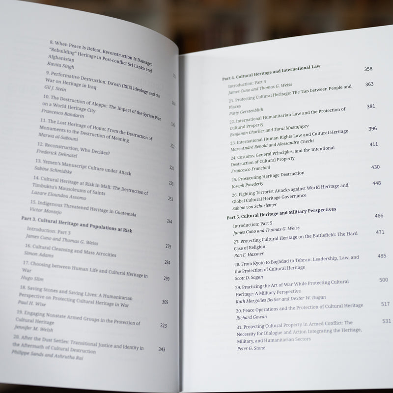 Cultural Heritage and Mass Atrocities