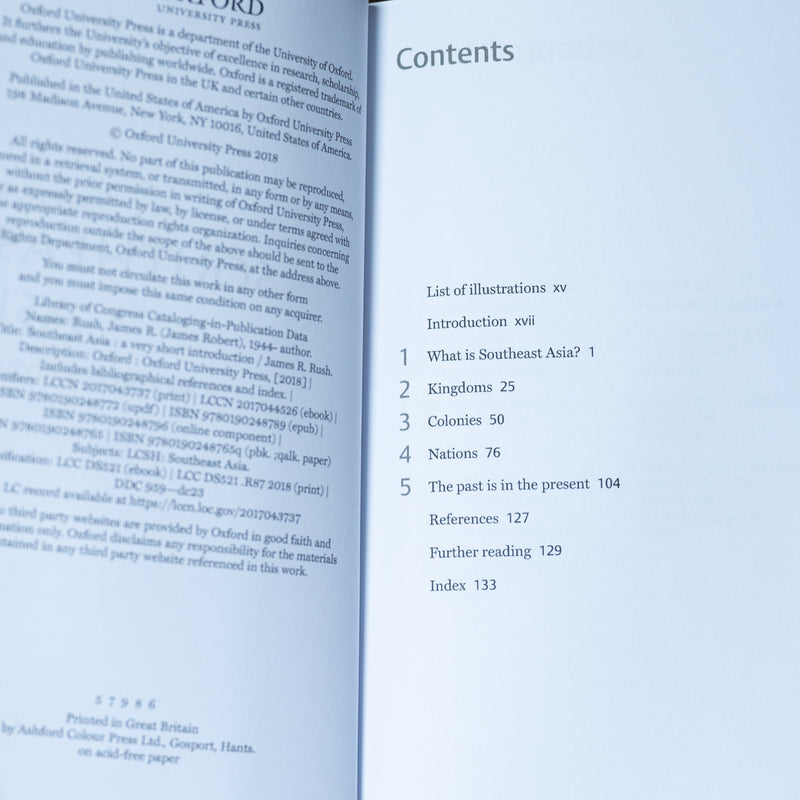 Southeast Asia: A Very Short Introduction