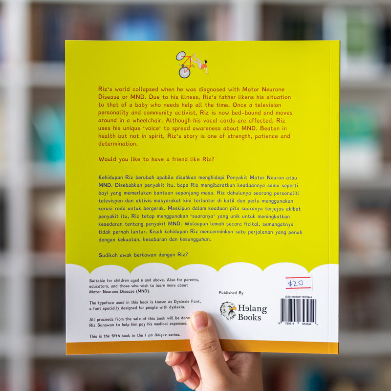 My Name is Riz. I have Motor Neurone Disease.