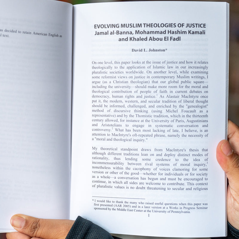 Evolving Muslim Theologies of Justice