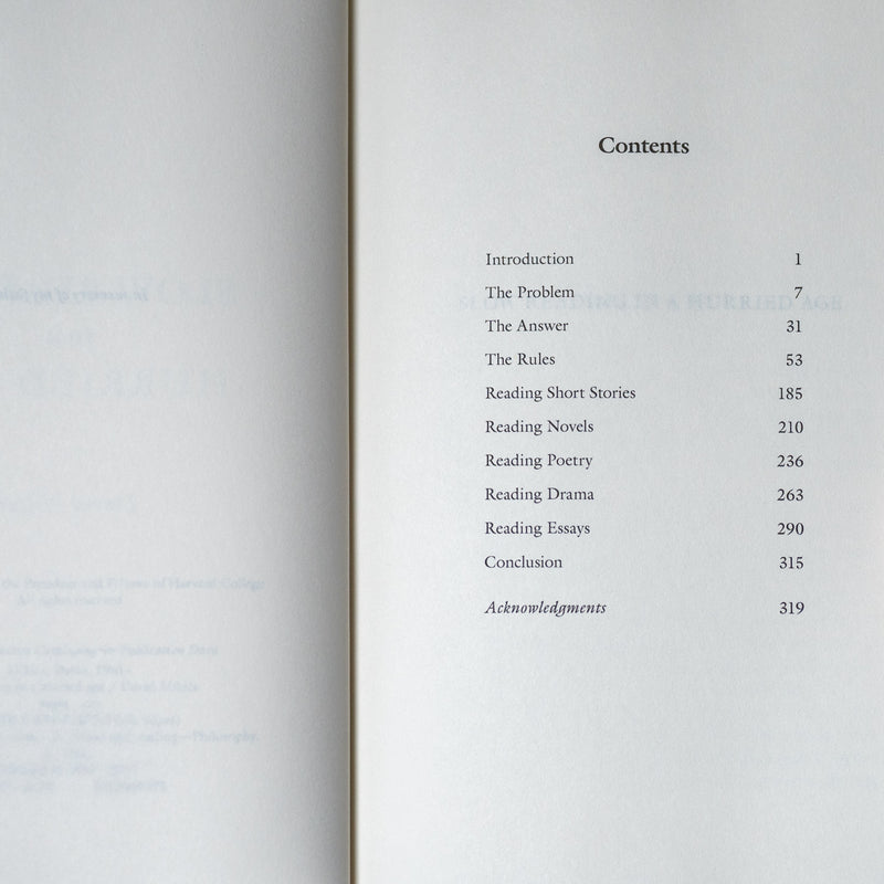 Slow Reading in a Hurried Age