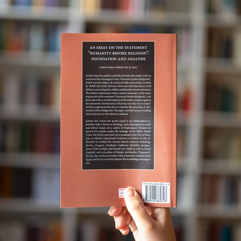 An Essay on the Statement Humanity before Religion: Foundations and Analysis