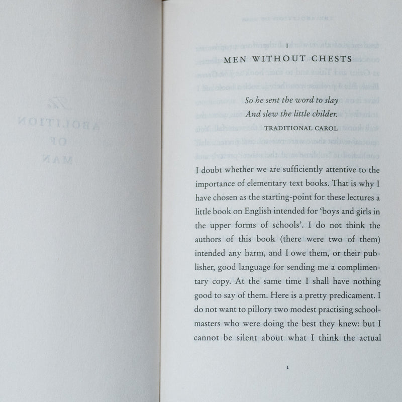 The Abolition of Man