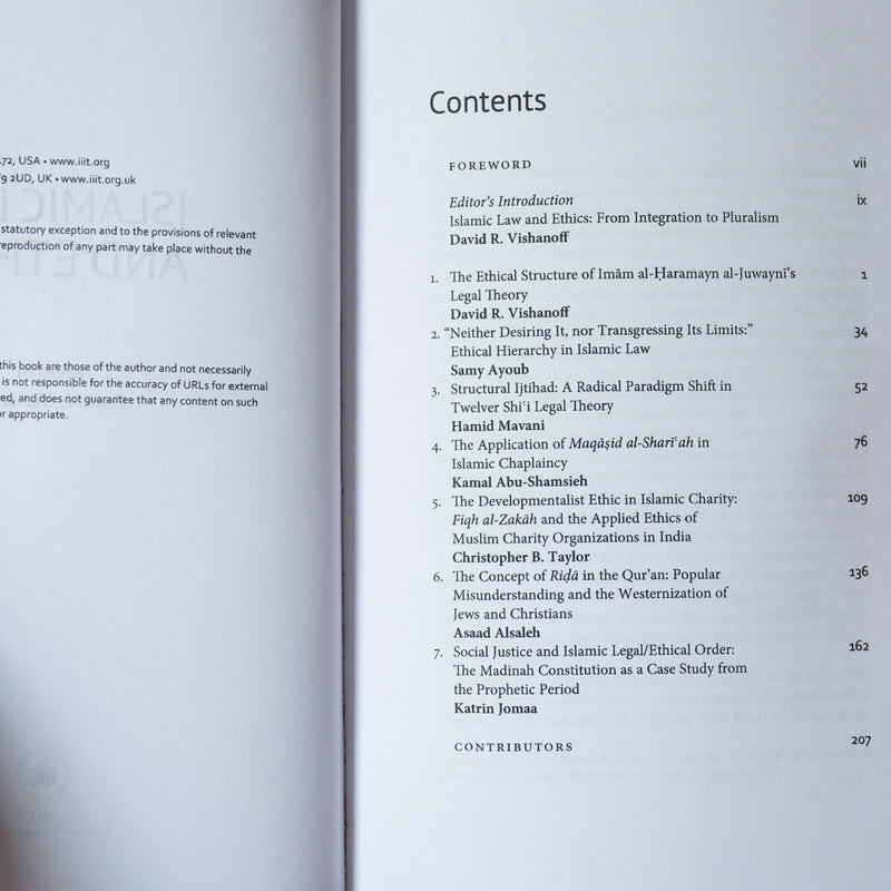 Islamic Law and Ethics