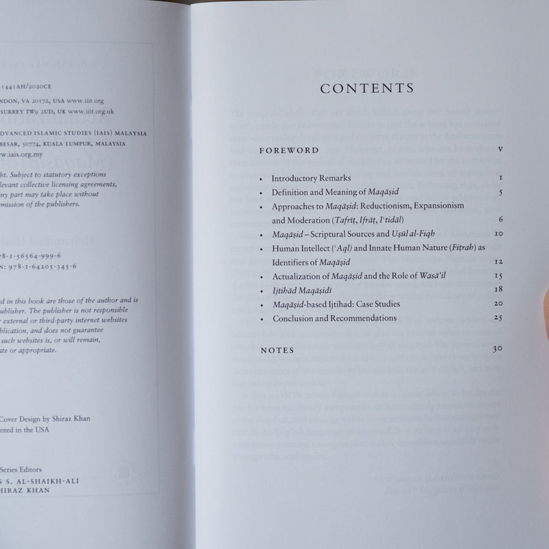 Actualization of the Higher Purposes (Maqasid) of Shariah