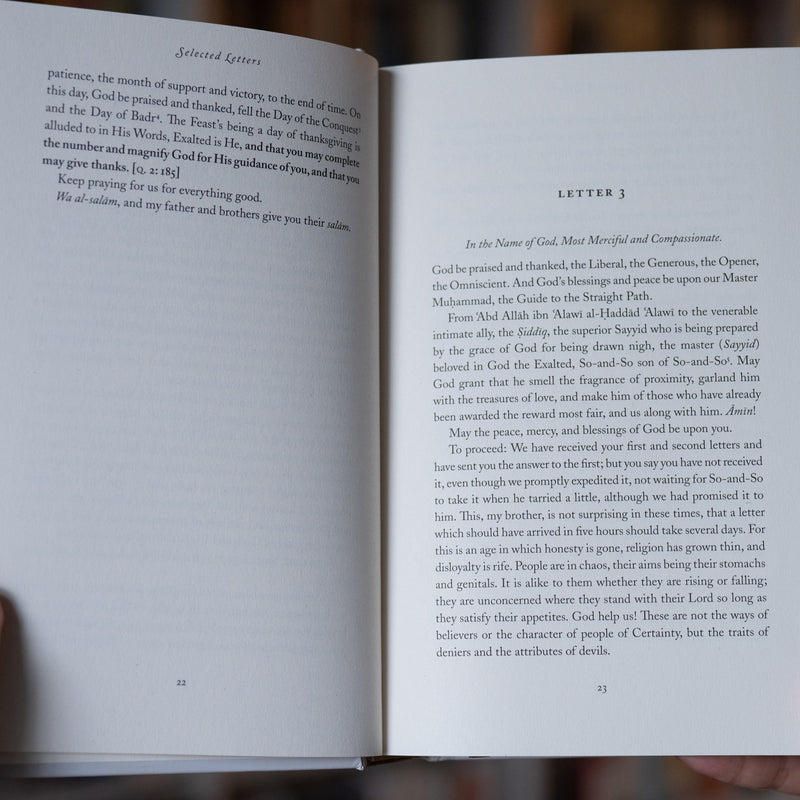 Selected Letters of Imam 'Abdullah ibn 'Alawi al-Haddad