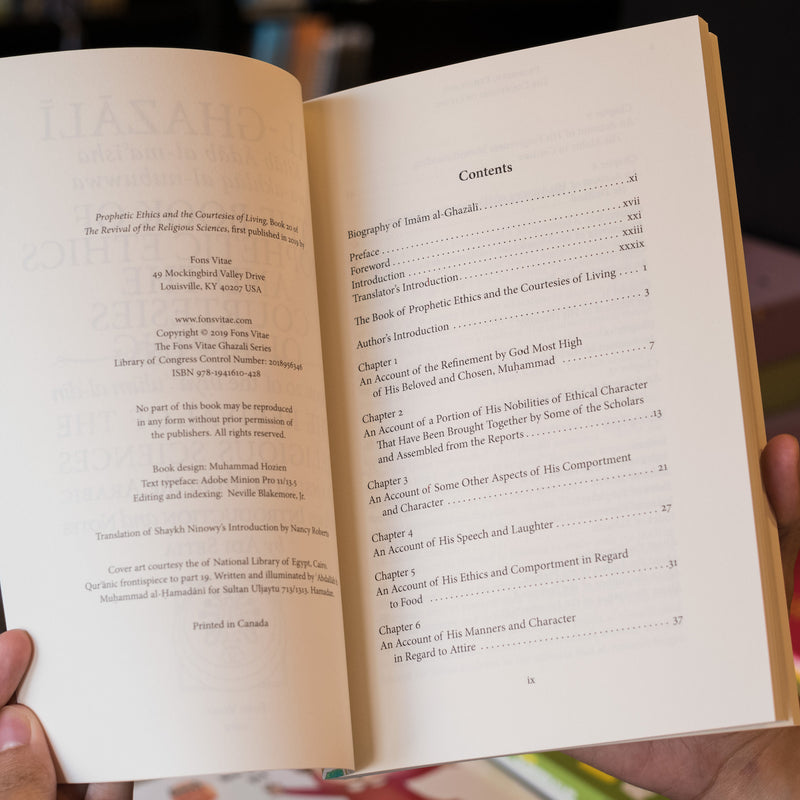 The Book of Prophetic Ethics and the Courtesies of Living