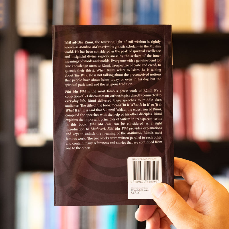 Discourses of Rumi: Fihi Ma Fihi