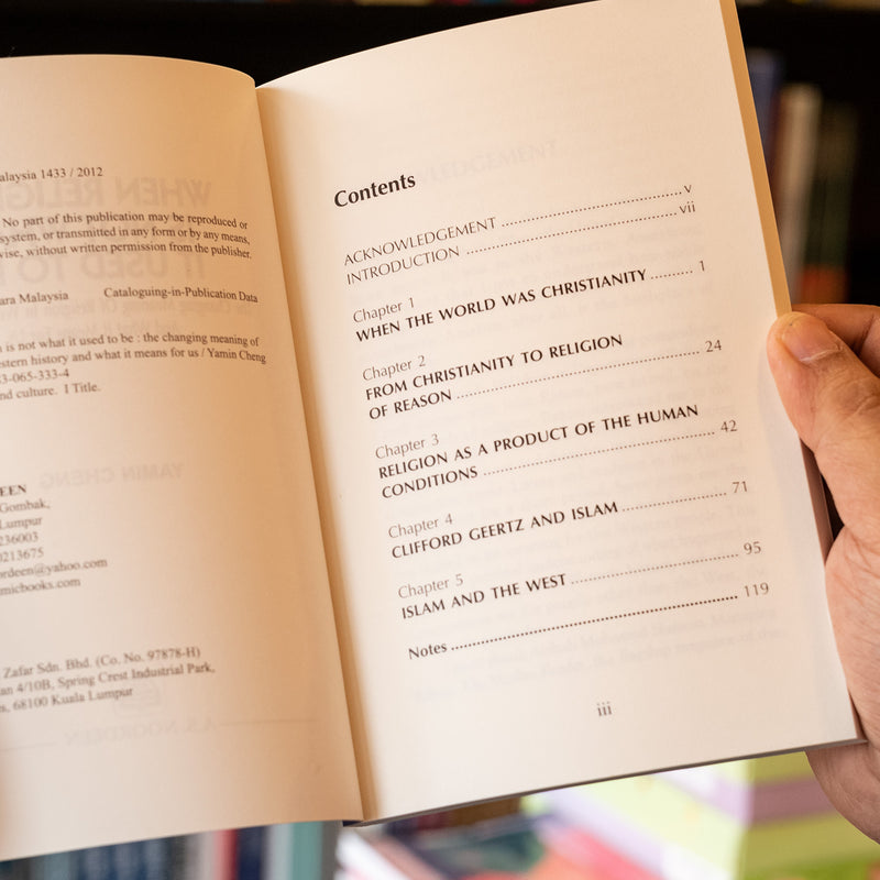 When Religion Is Not What it Used to Be