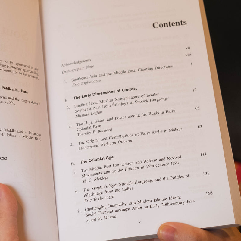 Southeast Asia and the Middle East: Islam, Movement and the Longue Duree