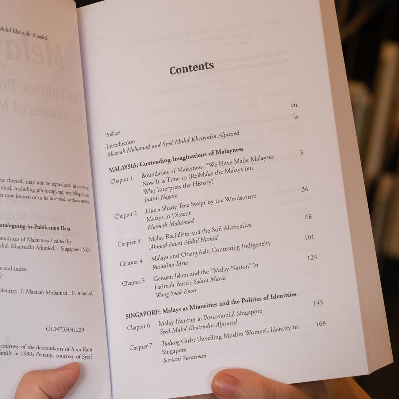 Melayu: The Politics, Poetics and Paradoxes of Malayness