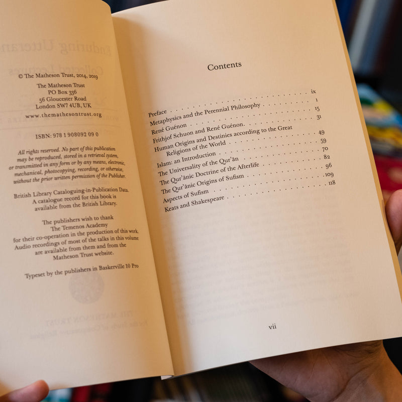 Enduring Utterance: Collected Lectures (1993-2001)