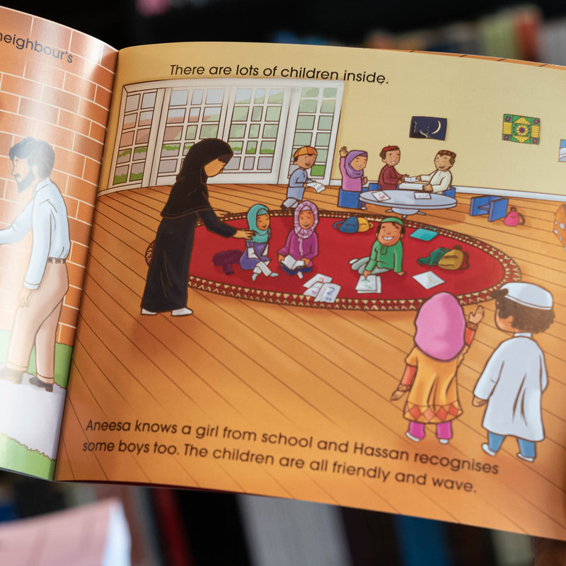 Hassan and Aneesa go to Madrasa