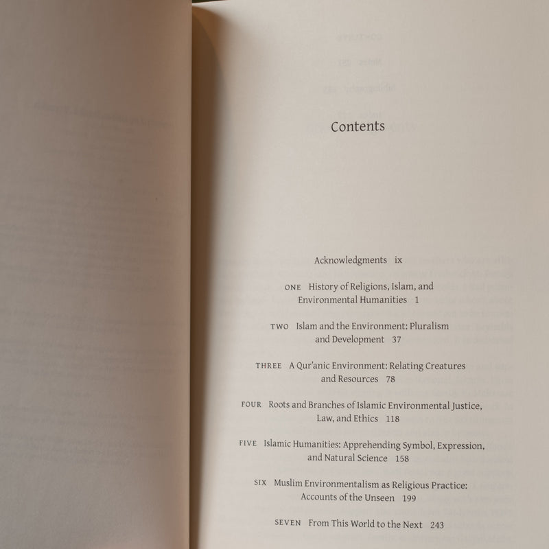 Muslim Environmentalisms: Religious and Social Foundations