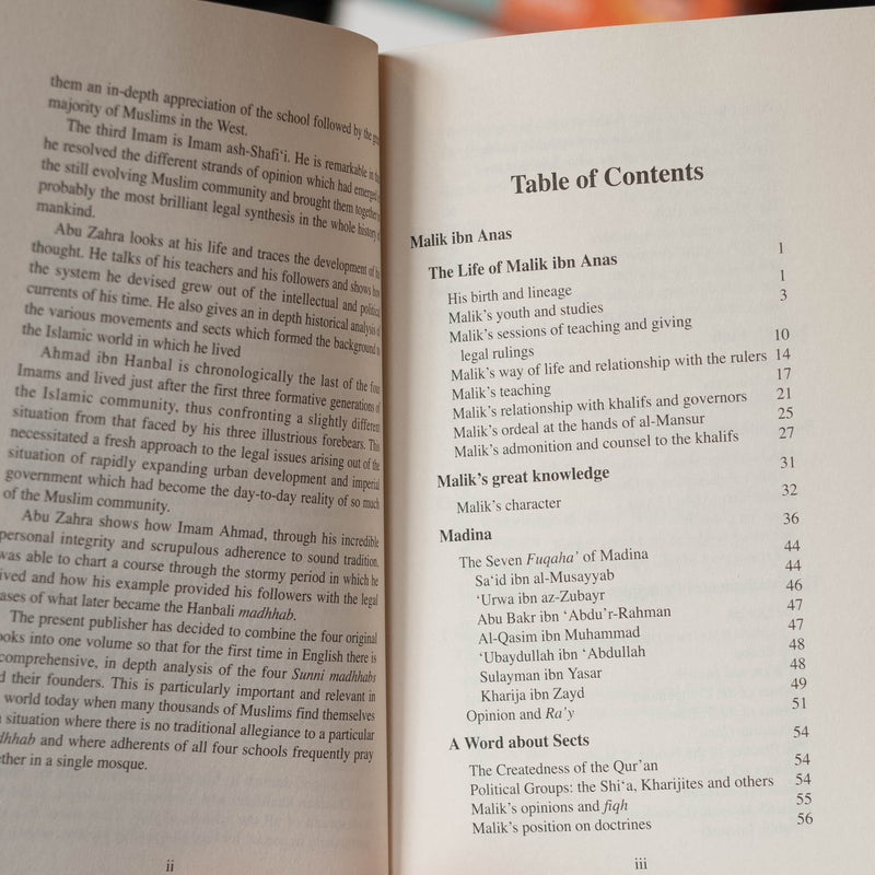 The Four Imams: Their Lives, Works and Their Schools of Jurisprudence