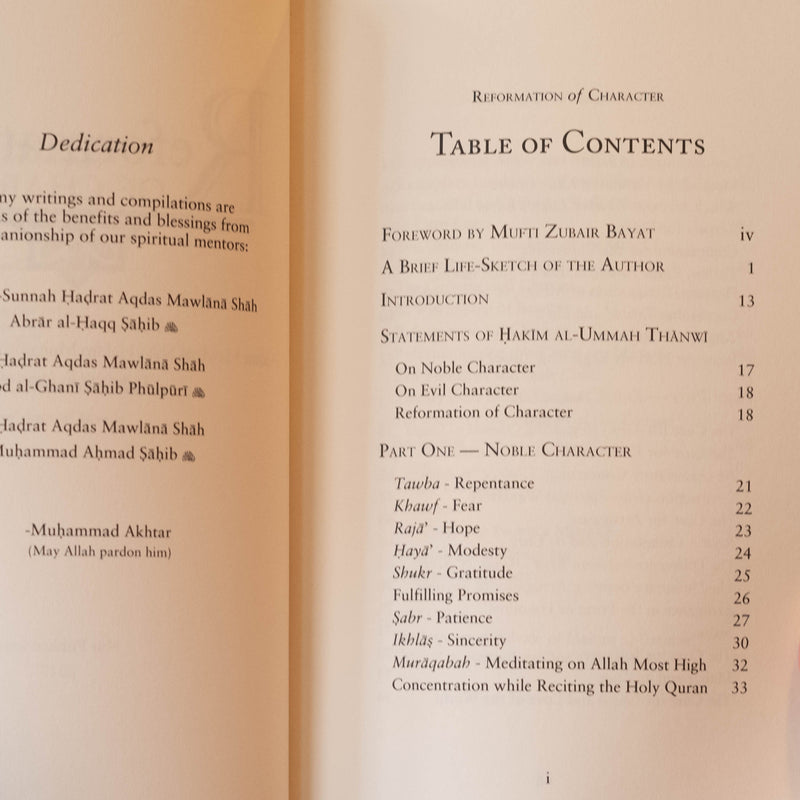 Reformation of Character