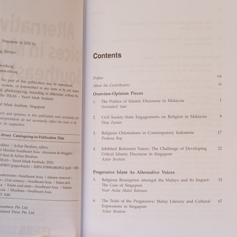 Alternative Voices in Muslim Southeast Asia