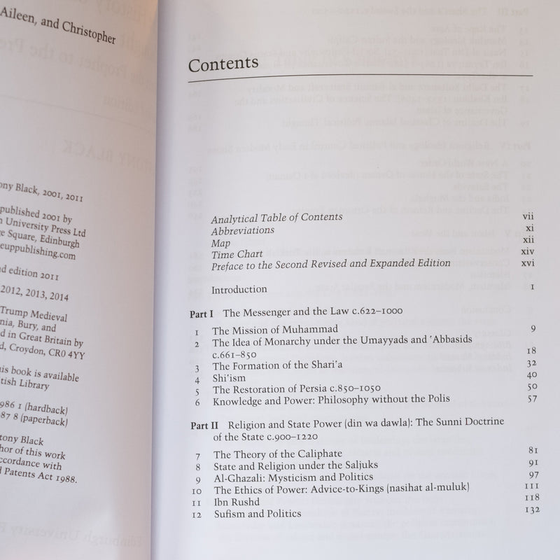 The History of Islamic Political Thought: From the Prophet to the Present