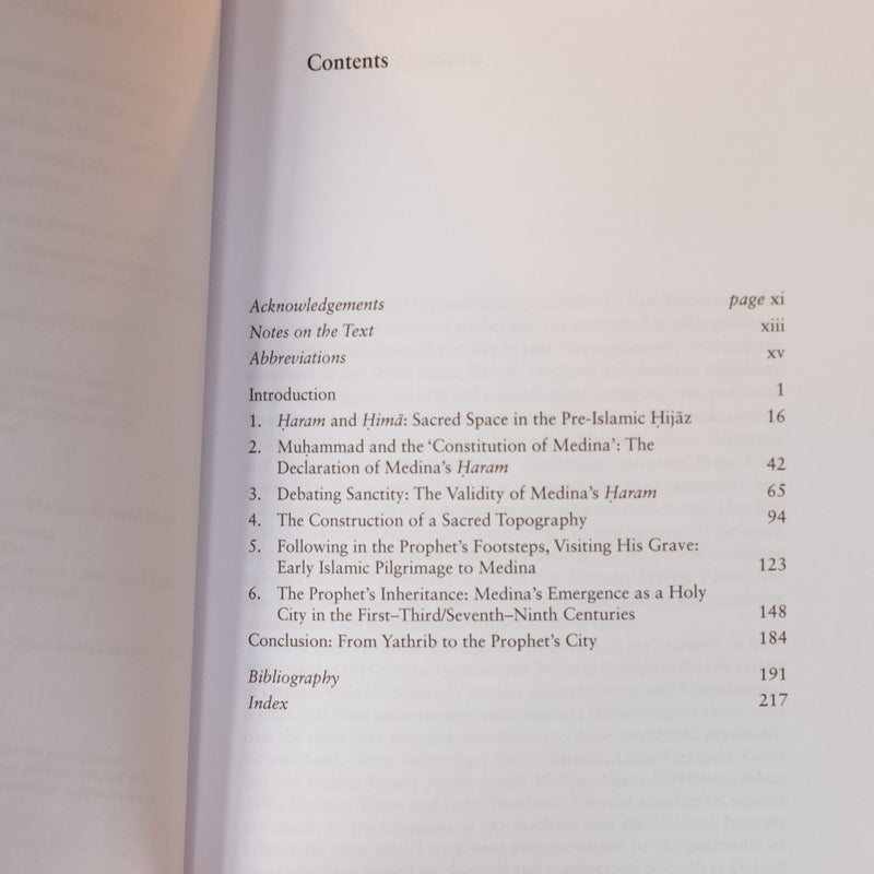 The Holy City of Medina: Sacred Space in Early Islamic Arabia