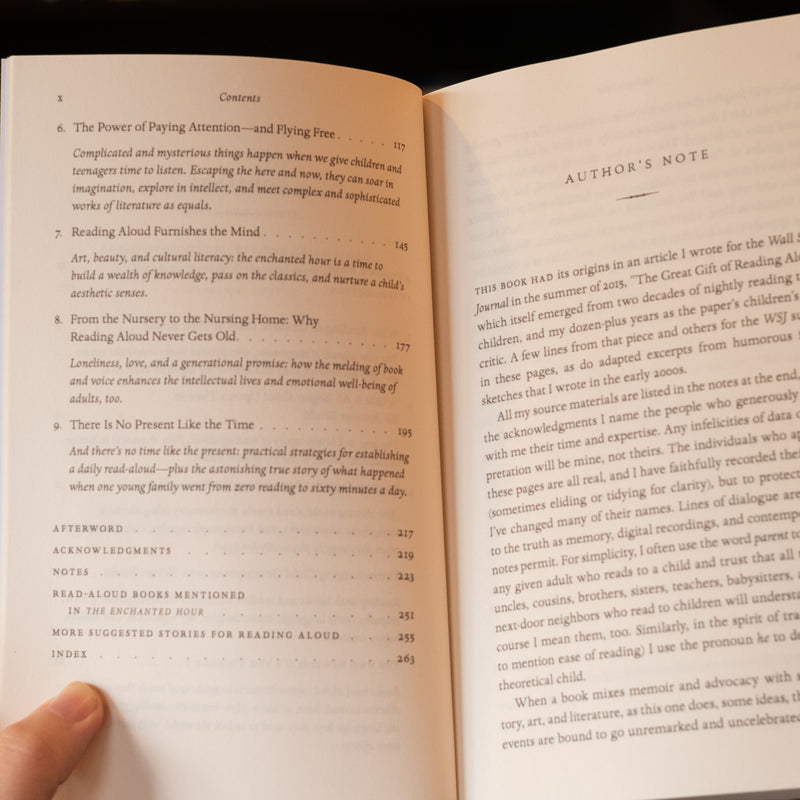 The Enchanted Hour: The Miraculous Power of Reading Aloud in the Age of Distraction