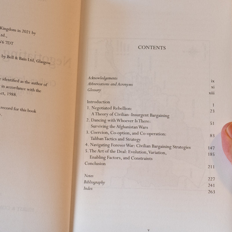 Negotiating Survival: Civilian–Insurgent Relations in Afghanistan