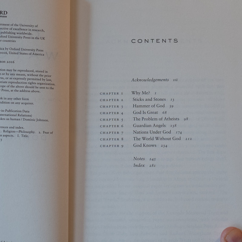 God Is Watching You: How the Fear of God Makes Us Human