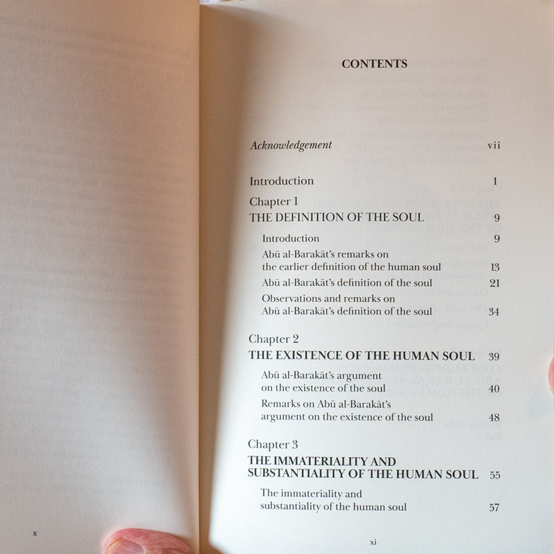 Abu Al-Barakat Al-Baghdadi On The Human Soul