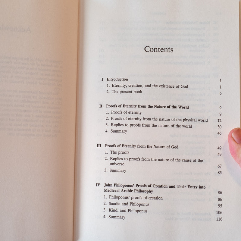 Proofs for Eternity, Creation and the Existence of God in Medieval Islamic and Jewish Philosophy