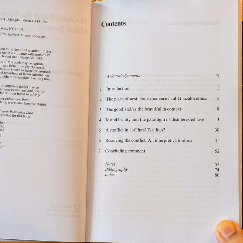 Al-Ghazali and the Idea of Moral Beauty