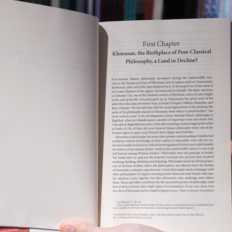 The Formation of Post-Classical Philosophy in Islam