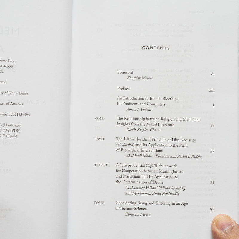 Medicine and Shariah: A Dialogue in Islamic Bioethics