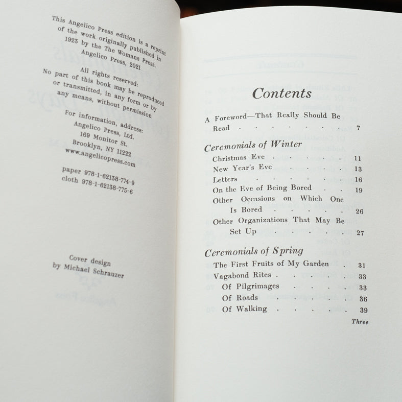 Ceremonials of Common Days