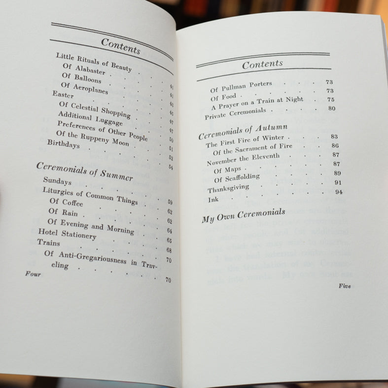 Ceremonials of Common Days