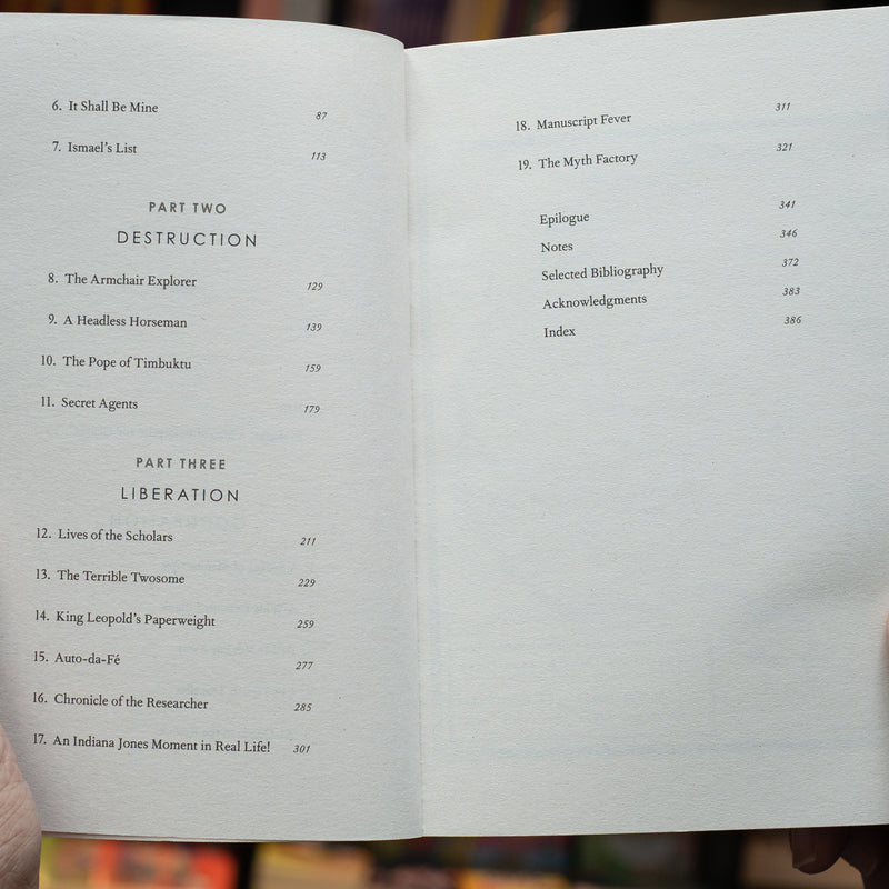 The Book Smugglers of Timbuktu