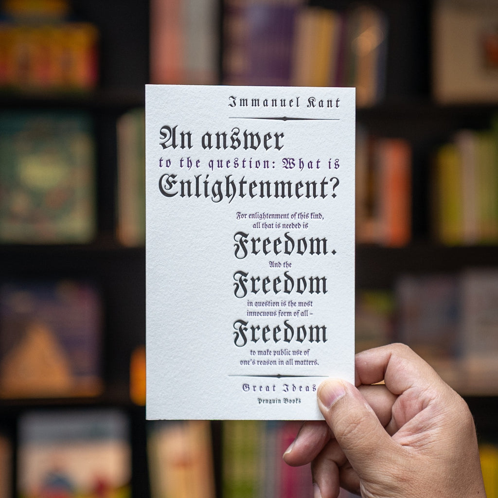 An Answer to the Question: What is Enlightenment? — Wardah Books