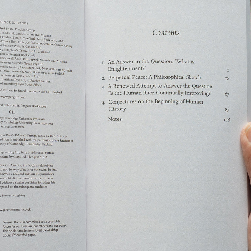 An Answer to the Question: What is Enlightenment?