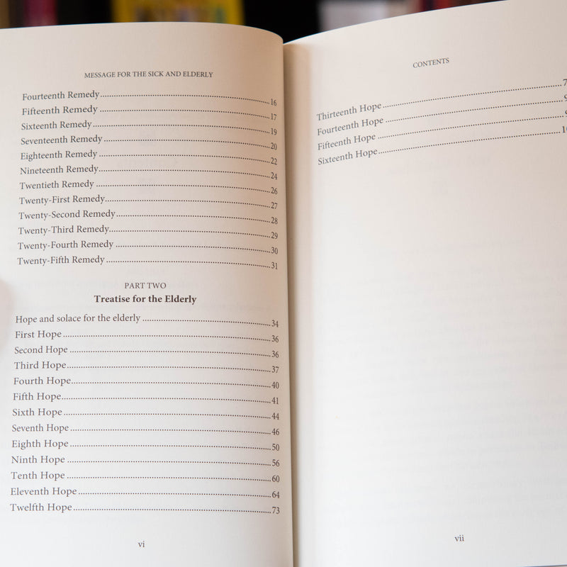 Message for the Sick and Elderly