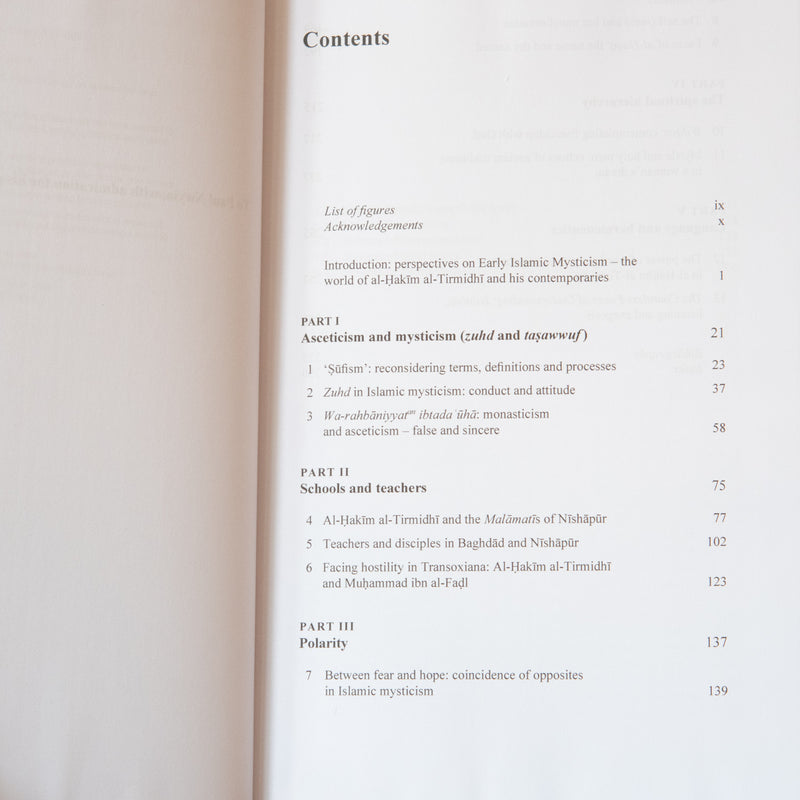 Perspectives on Early Islamic Mysticism