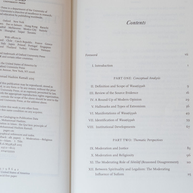 Middle Path of Moderation in Islam